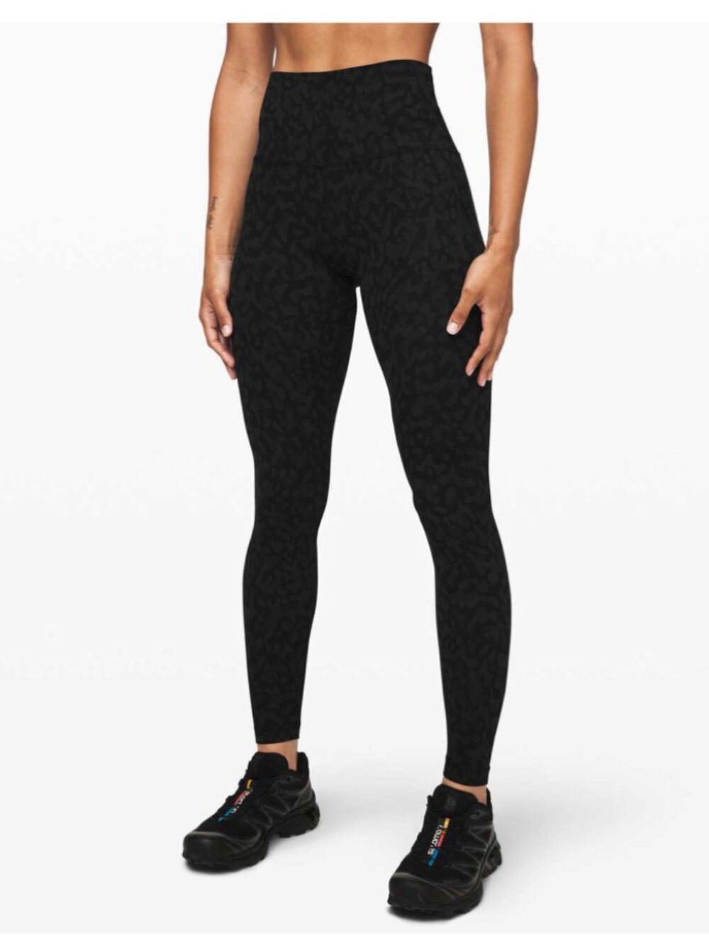 Lululemon Align Pant 28" | Formation Camo Deep Coal | Size 6